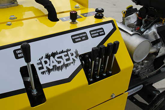 HGW30 stump grinder controls