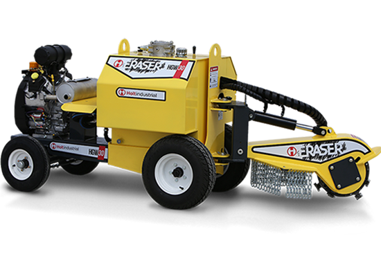 Holt HGW30 Eraser stump grinder side view