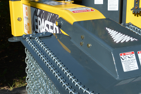 Blast shield with dual rows on HGS60R