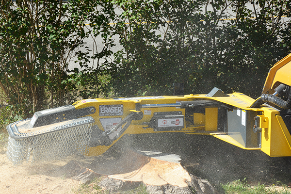 Holt eraser stumpgrinder action side